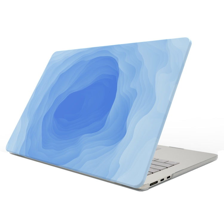 Capa Protetora Fosca para Portátil com Padrão Impresso UV, Para MacBook Pro 14,2 A2992/A2918/A2779/A2442, Para MacBook Air 15 M2 A2941 / M3 A3114