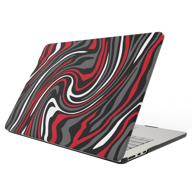 Capa Protetora Fosca para Portátil com Padrão Impresso UV, Para MacBook Pro 13,3 Retina A1425 / A1502, Para MacBook Pro 15,4 Retina A1398