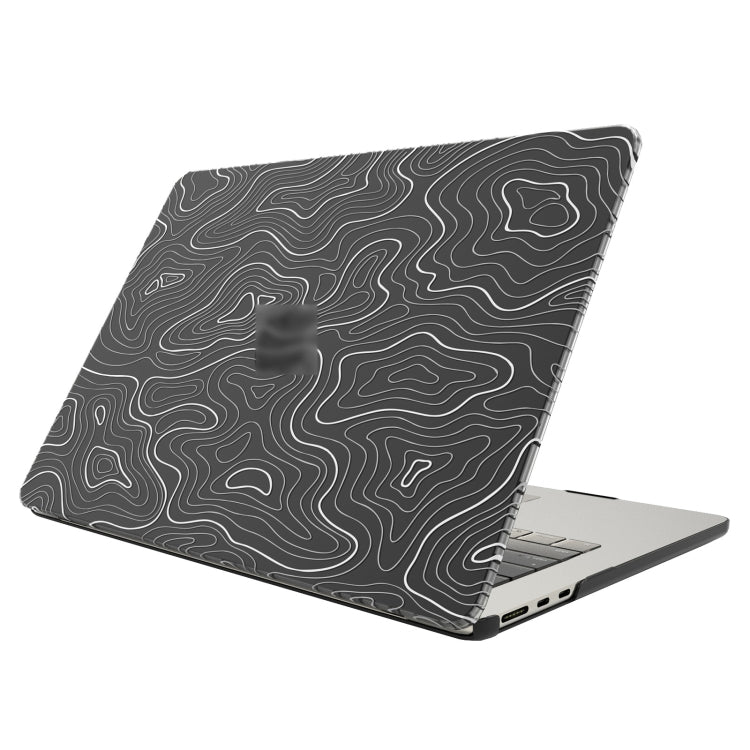 Capa Protetora Fosca para Portátil com Padrão Impresso UV, Para MacBook Pro 13,3 Retina A1425 / A1502, Para MacBook Pro 15,4 Retina A1398