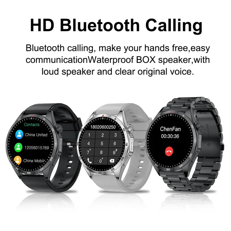 GTS4/LT09 Relógio Inteligente de Bem-Estar Fitness IP67 de 1,5 polegadas, Suporta Chamadas Bluetooth / Sono / Oxigénio no Sangue / Monitorização de Frequência Cardíaca, Correia de Silicone, Correia de Aço
