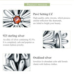 S925 Sterling Silver Daisy Wreath Beads DIY Bracelet Necklace Accessories