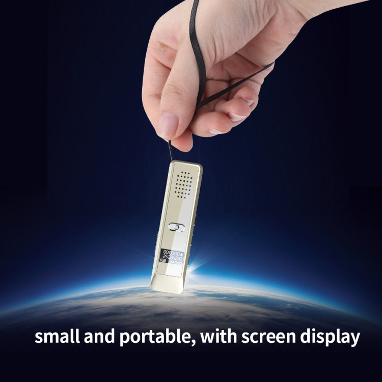 Gravador de voz portátil mini JNN Q7 com ecrã OLED, 4GB, 8GB, 16GB, 32GB