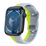 Correia de relógio em silicone com fivela invertida e textura ondulada, para Apple Watch Ultra 2 49mm, para Apple Watch Series 9 45mm, para Apple Watch Series 9 41mm, para Apple Watch Ultra 49mm