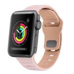 Correia de relógio em silicone com fivela invertida e textura ondulada, para Apple Watch Series 4 44mm, para Apple Watch Series 4 40mm, para Apple Watch Series 3 38mm, para Apple Watch Series 3 42mm