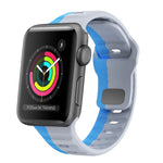 Correia de relógio em silicone com fivela invertida e textura ondulada, para Apple Watch Series 2 42mm, para Apple Watch Series 2 38mm, para Apple Watch 42mm, para Apple Watch 38mm