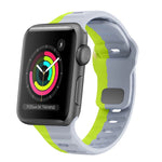 Correia de relógio em silicone com fivela invertida e textura ondulada, para Apple Watch Series 2 42mm, para Apple Watch Series 2 38mm, para Apple Watch 42mm, para Apple Watch 38mm