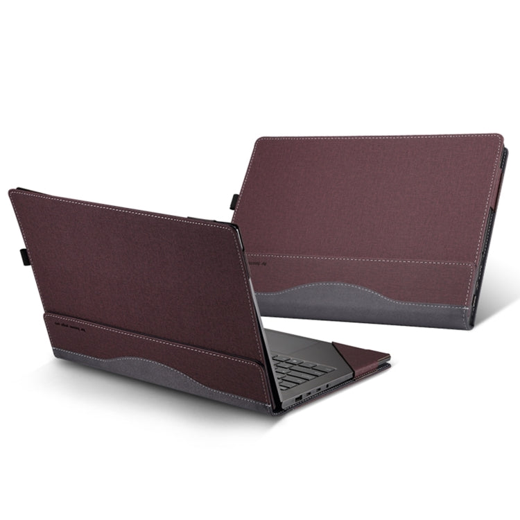 Capa Protetora Antichoque em Pele para Portátil, Para HP Envy X360 14 polegadas 14-fa 2024, Para HP Envy X360 14 polegadas 14-fc