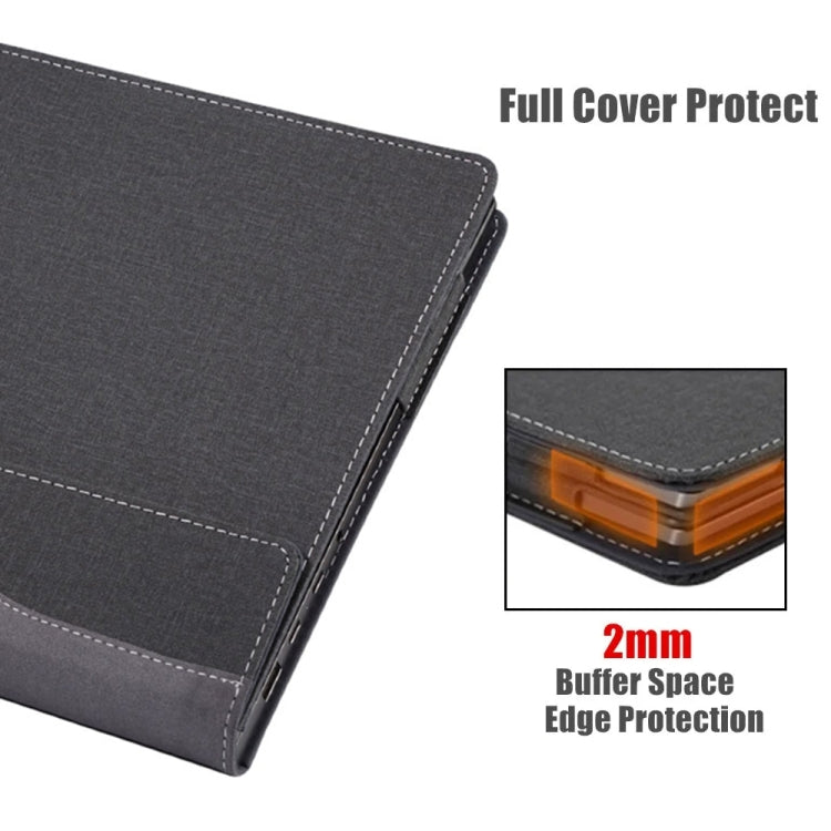 Capa Protetora Antichoque em Pele para Portátil, Para HP Envy X360 14 polegadas 14-fa 2024, Para HP Envy X360 14 polegadas 14-fc
