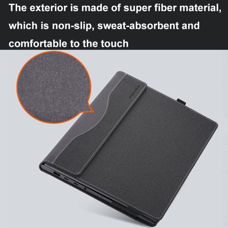 Capa Protetora Antichoque em Pele para Portátil, Para HP Envy X360 14 polegadas 14-fa 2024, Para HP Envy X360 14 polegadas 14-fc