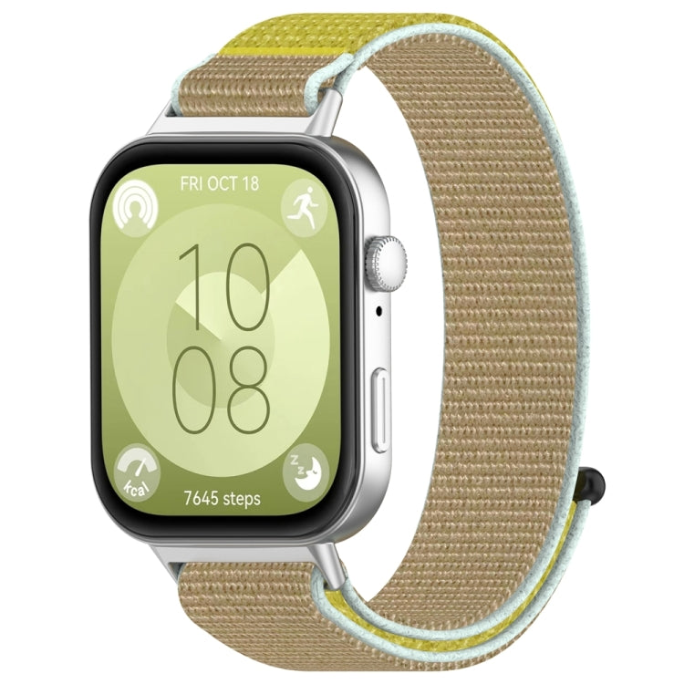 Nylon Loop Hook and Loop Fastener Watch Band, For Huawei Watch Fit3