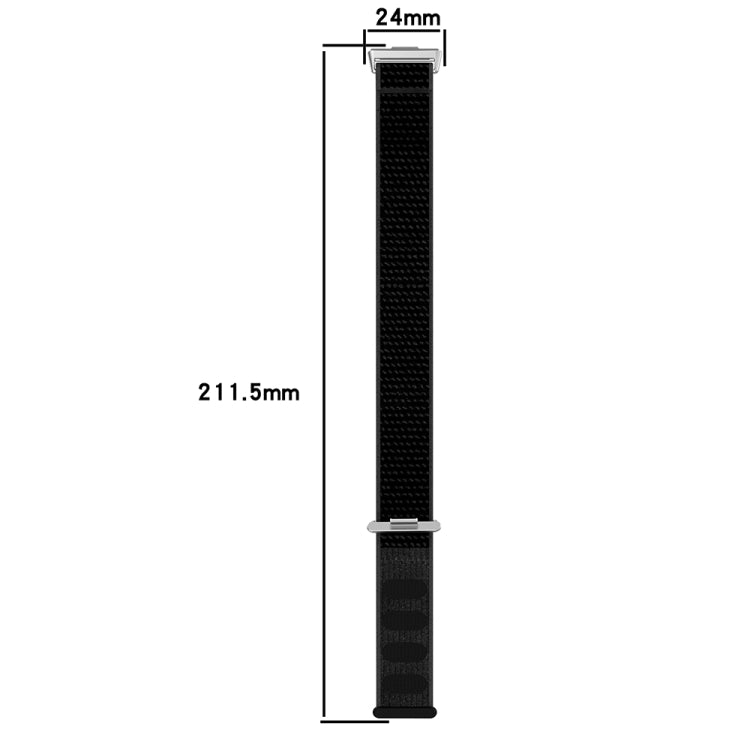 Nylon Loop Hook and Loop Fastener Watch Band, For Huawei Watch Fit3