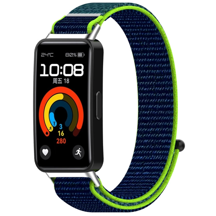 Nylon Loop Hook and Loop Fastener Watch Band, For Huawei Band 10 / 9 / 8