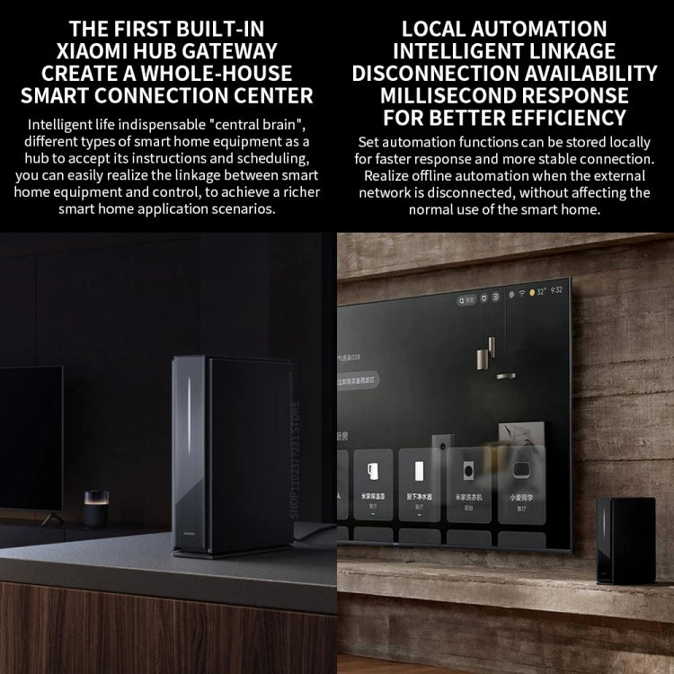 Xiaomi BE6500 Pro Roteador WiFi7 Dual Band Amplificador de Sinal Independente de 8 Canais 1GB Memória, Ficha EUA