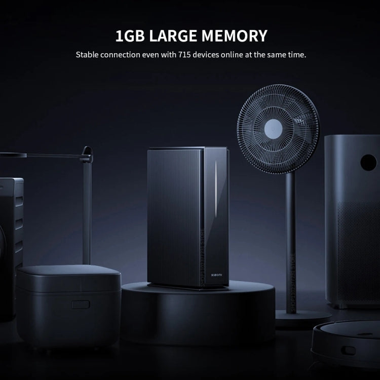 Xiaomi BE6500 Pro Roteador WiFi7 Dual Band Amplificador de Sinal Independente de 8 Canais 1GB Memória, Ficha EUA