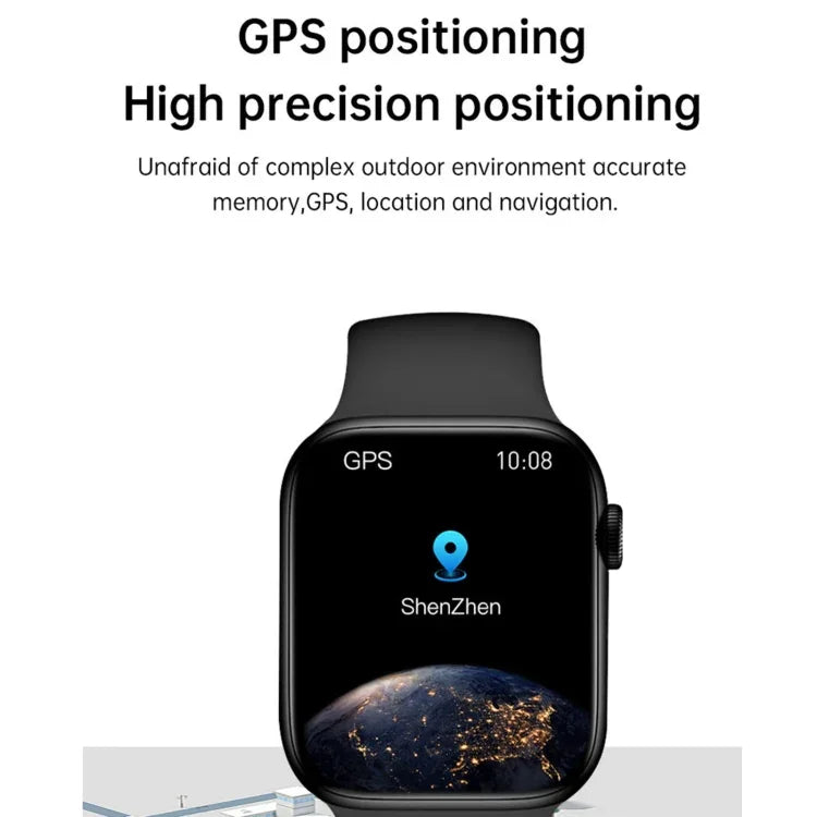 WS11 MAX Relógio Inteligente Desportivo de Fitness de 2,2 polegadas, Suporta Chamadas Bluetooth / Sono / Oxigénio no Sangue / Frequência Cardíaca / Pressão Arterial