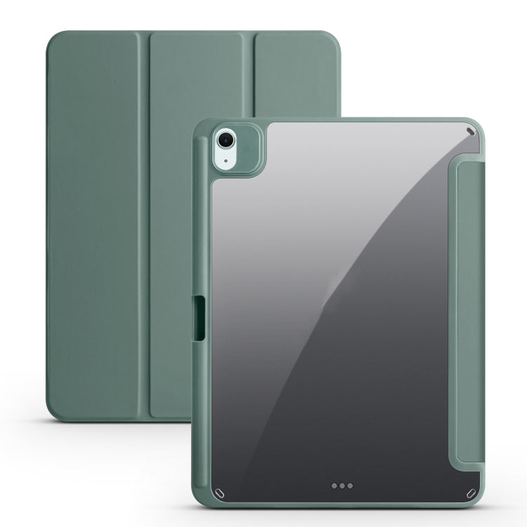 Acrylic 3-folding Smart Leather Tablet Case, For iPad Air 11 2026 / 2024 / 2025, For iPad Pro 13 2025 / 2024, For iPad Pro 11 2025 / 2024