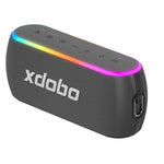 Coluna Sem Fios Xdobo X8 III BT5.3 IPX7 com Luz RGB, Suporta Bluetooth/Cartão TF/USB/AUX, X8 III