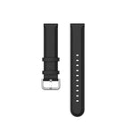 Pulseira de Couro 22mm com Fivela de Cauda Redonda, Para Ticwatch Pro 2020, Para Huawei Watch GT2E, Para Samsung Galaxy Watch 3 45mm
