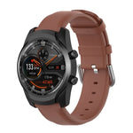 Pulseira de Couro 22mm com Fivela de Cauda Redonda, Para Ticwatch Pro 2020, Para Huawei Watch GT2E, Para Samsung Galaxy Watch 3 45mm