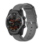 Pulseira de Couro 22mm com Fivela de Cauda Redonda, Para Ticwatch Pro 2020, Para Huawei Watch GT2E, Para Samsung Galaxy Watch 3 45mm