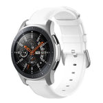 Pulseira de Couro 22mm com Fivela de Cauda Redonda, Para Ticwatch Pro 2020, Para Huawei Watch GT2E, Para Samsung Galaxy Watch 3 45mm