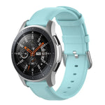 Pulseira de Couro 22mm com Fivela de Cauda Redonda, Para Ticwatch Pro 2020, Para Huawei Watch GT2E, Para Samsung Galaxy Watch 3 45mm