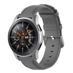 Pulseira de Couro 22mm com Fivela de Cauda Redonda, Para Ticwatch Pro 2020, Para Huawei Watch GT2E, Para Samsung Galaxy Watch 3 45mm