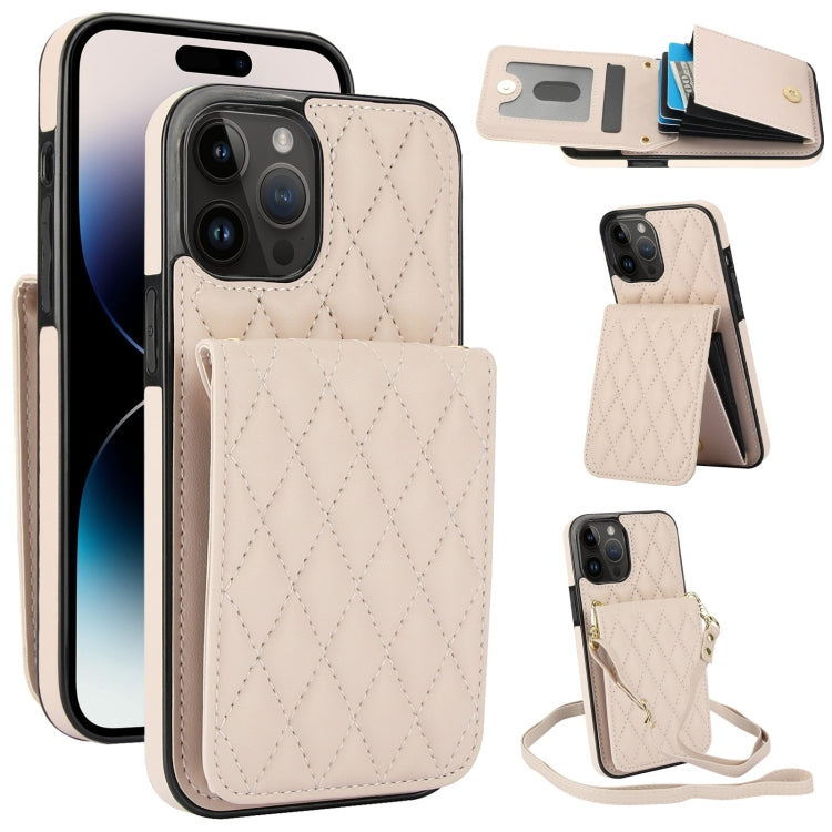 Bolsa de Cartões Rhombic com Alça Transversal e Proteção RFID para Telemóvel YM015, Para iPhone 14 Pro Max, Para iPhone 13 Pro Max, Para iPhone 13 Pro, Para iPhone 13, Para iPhone 12 / 12 Pro, Para iPhone 12 Pro Max, Para iPhone 11 Pro Max, Para iPhone 11