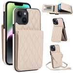 Bolsa de Cartões Rhombic com Alça Transversal e Proteção RFID para Telemóvel YM015, Para iPhone 14 Pro Max, Para iPhone 13 Pro Max, Para iPhone 13 Pro, Para iPhone 13, Para iPhone 12 / 12 Pro, Para iPhone 12 Pro Max, Para iPhone 11 Pro Max, Para iPhone 11