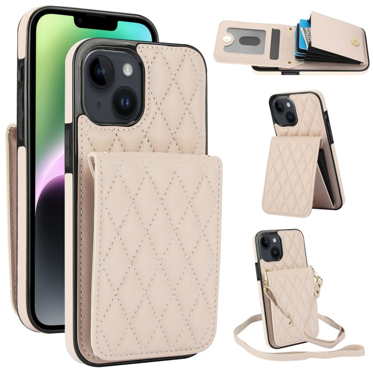 Bolsa de Cartões Rhombic com Alça Transversal e Proteção RFID para Telemóvel YM015, Para iPhone 14 Pro Max, Para iPhone 13 Pro Max, Para iPhone 13 Pro, Para iPhone 13, Para iPhone 12 / 12 Pro, Para iPhone 12 Pro Max, Para iPhone 11 Pro Max, Para iPhone 11