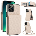 Bolsa de Cartões Rhombic com Alça Transversal e Proteção RFID para Telemóvel YM015, Para iPhone 14 Pro Max, Para iPhone 13 Pro Max, Para iPhone 13 Pro, Para iPhone 13, Para iPhone 12 / 12 Pro, Para iPhone 12 Pro Max, Para iPhone 11 Pro Max, Para iPhone 11