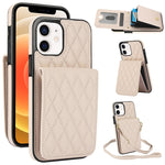 Bolsa de Cartões Rhombic com Alça Transversal e Proteção RFID para Telemóvel YM015, Para iPhone 14 Pro Max, Para iPhone 13 Pro Max, Para iPhone 13 Pro, Para iPhone 13, Para iPhone 12 / 12 Pro, Para iPhone 12 Pro Max, Para iPhone 11 Pro Max, Para iPhone 11