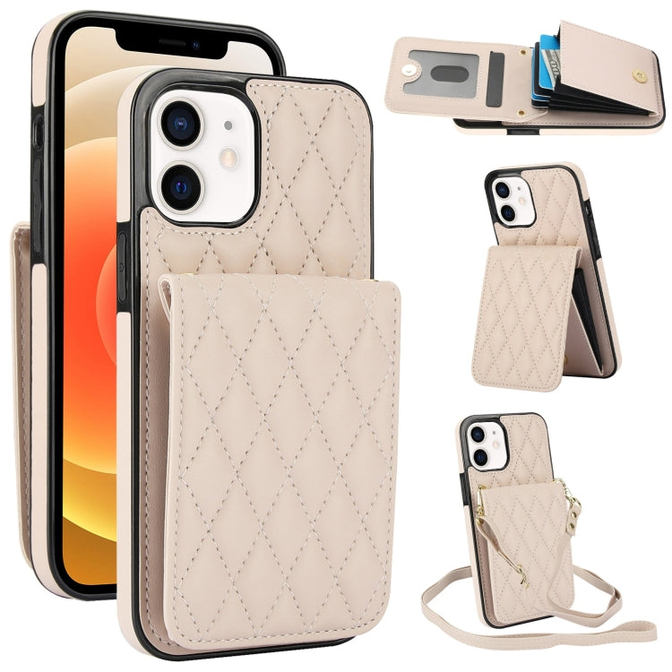 Bolsa de Cartões Rhombic com Alça Transversal e Proteção RFID para Telemóvel YM015, Para iPhone 14 Pro Max, Para iPhone 13 Pro Max, Para iPhone 13 Pro, Para iPhone 13, Para iPhone 12 / 12 Pro, Para iPhone 12 Pro Max, Para iPhone 11 Pro Max, Para iPhone 11