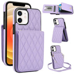 Bolsa de Cartões Rhombic com Alça Transversal e Proteção RFID para Telemóvel YM015, Para iPhone 14 Pro Max, Para iPhone 13 Pro Max, Para iPhone 13 Pro, Para iPhone 13, Para iPhone 12 / 12 Pro, Para iPhone 12 Pro Max, Para iPhone 11 Pro Max, Para iPhone 11