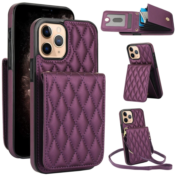 Bolsa de Cartões Rhombic com Alça Transversal e Proteção RFID para Telemóvel YM015, Para iPhone 14 Pro Max, Para iPhone 13 Pro Max, Para iPhone 13 Pro, Para iPhone 13, Para iPhone 12 / 12 Pro, Para iPhone 12 Pro Max, Para iPhone 11 Pro Max, Para iPhone 11
