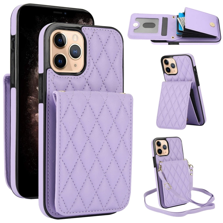 Bolsa de Cartões Rhombic com Alça Transversal e Proteção RFID para Telemóvel YM015, Para iPhone 14 Pro Max, Para iPhone 13 Pro Max, Para iPhone 13 Pro, Para iPhone 13, Para iPhone 12 / 12 Pro, Para iPhone 12 Pro Max, Para iPhone 11 Pro Max, Para iPhone 11