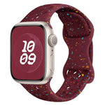 Hole Style Butterfly Buckle Camouflage Silicone Watch Band, For Apple Watch Series 2 42mm, For Apple Watch Series 2 38mm, For Apple Watch 42mm, For Apple Watch 38mm
