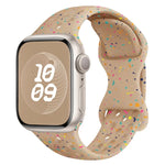 Hole Style Butterfly Buckle Camouflage Silicone Watch Band, For Apple Watch Series 2 42mm, For Apple Watch Series 2 38mm, For Apple Watch 42mm, For Apple Watch 38mm