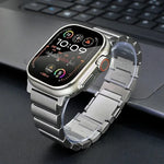 One-Bead Magnetic Buckle Titanium Metal Watch Band, For Apple Watch Series 7 41mm, For Apple Watch Series 7 45mm, For Apple Watch SE 40mm, For Apple Watch SE 44mm, For Apple Watch Series 6 40mm, For Apple Watch Series 6 44mm, For Apple Watch Series 5 4...