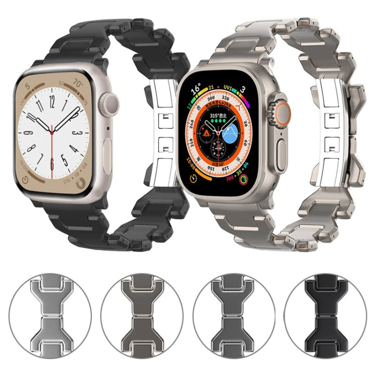 Correia de relógio em titânio puro tipo Y, para Apple Watch 42mm, para Apple Watch 38mm