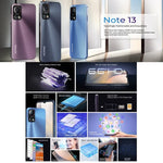 HOTWAV Note 13, Identificação lateral por impressão digital, 6,6 polegadas Android 13 T606 Octa Core até 1,6GHz, Rede: 4G, OTG, 4GB+128GB
