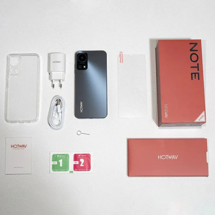 HOTWAV Note 13, Identificação lateral por impressão digital, 6,6 polegadas Android 13 T606 Octa Core até 1,6GHz, Rede: 4G, OTG, 4GB+128GB
