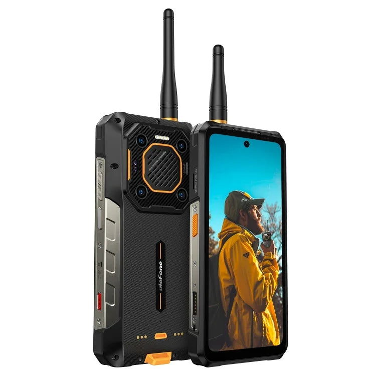 Ulefone Armor 26 Ultra Versão Walkie-Talkie Telefone Rugged, 6,78 polegadas Android 13 MediaTek Dimensity 8020 Octa Core, Rede: 5G, NFC, 12GB+512GB Versão Walkie-Talkie