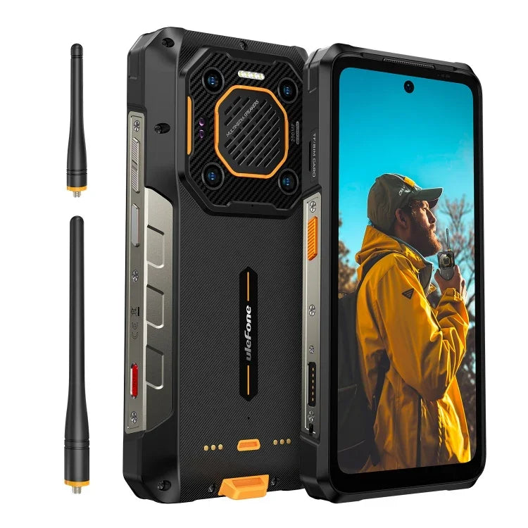 Ulefone Armor 26 Ultra Versão Walkie-Talkie Telefone Rugged, 6,78 polegadas Android 13 MediaTek Dimensity 8020 Octa Core, Rede: 5G, NFC, 12GB+512GB Versão Walkie-Talkie