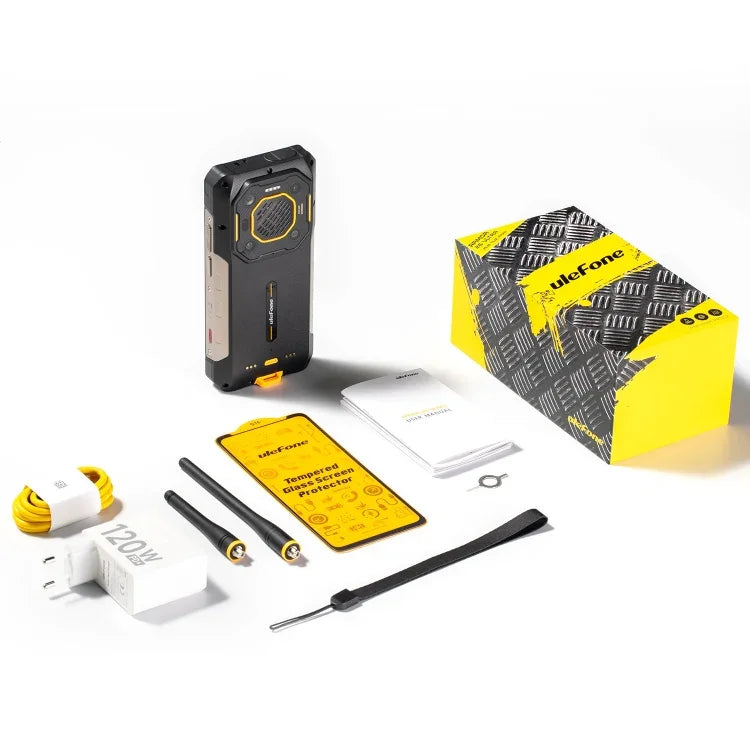Ulefone Armor 26 Ultra Versão Walkie-Talkie Telefone Rugged, 6,78 polegadas Android 13 MediaTek Dimensity 8020 Octa Core, Rede: 5G, NFC, 12GB+512GB Versão Walkie-Talkie