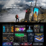 Ulefone Armor 26 Ultra Versão Walkie-Talkie Telefone Rugged, 6,78 polegadas Android 13 MediaTek Dimensity 8020 Octa Core, Rede: 5G, NFC, 12GB+512GB Versão Walkie-Talkie
