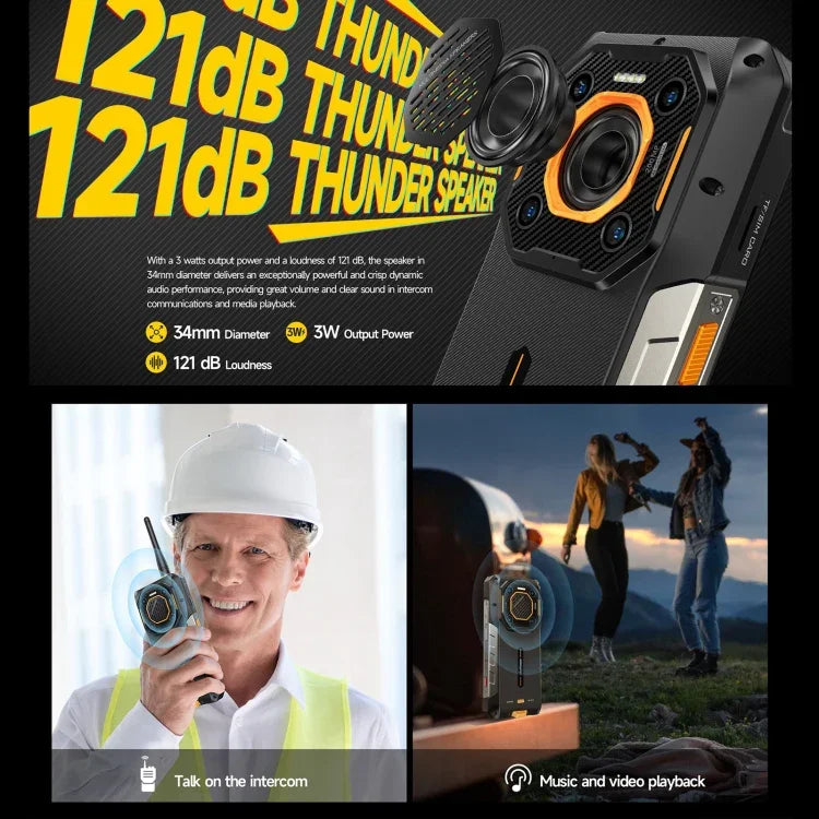 Ulefone Armor 26 Ultra Versão Walkie-Talkie Telefone Rugged, 6,78 polegadas Android 13 MediaTek Dimensity 8020 Octa Core, Rede: 5G, NFC, 12GB+512GB Versão Walkie-Talkie