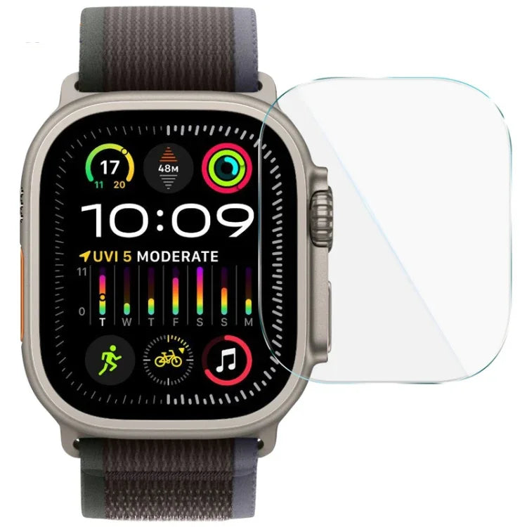 IMAK Filme Protetor de Vidro Temperado para Relógio Versão com Posicionamento Integrado, Para Apple Watch Ultra 1/2/3 49mm
