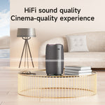 Coluna de karaoke sem fios Zealot S61M com luz rítmica RGB, microfone único, microfone duplo