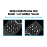 Teclado Sem Fios G7V Pro 2.4GHz Fly Air Mouse com Retroiluminação LED, Comando com Giroscópio para Android TV Box / PC, Suporta Voz Inteligente